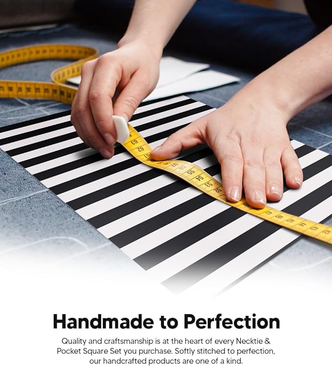 Vittorio Farina Men's Striped Satin Necktie & Pocket Square