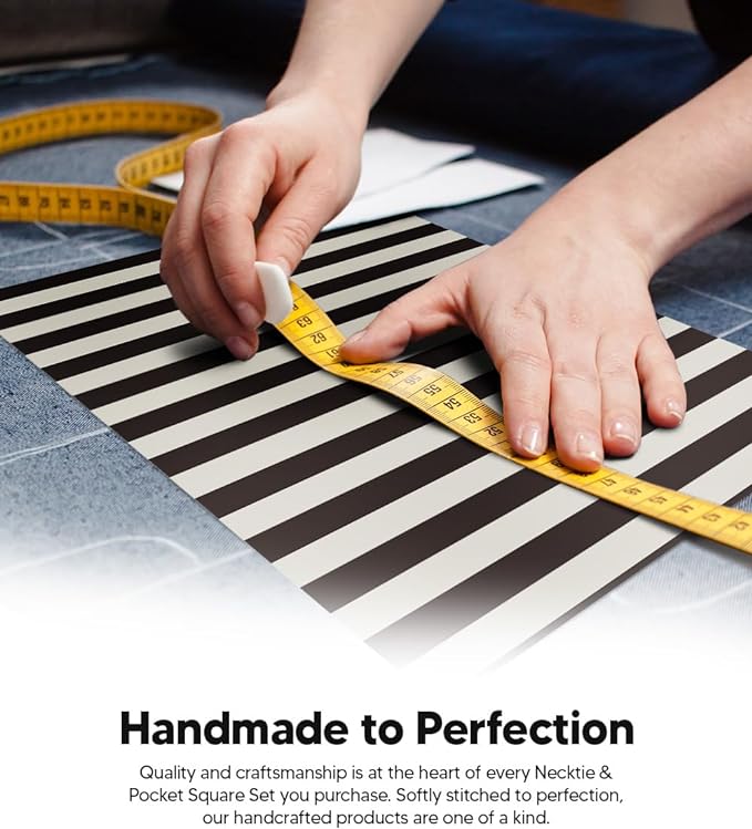 Vittorio Farina Men's Striped Satin Necktie & Pocket Square