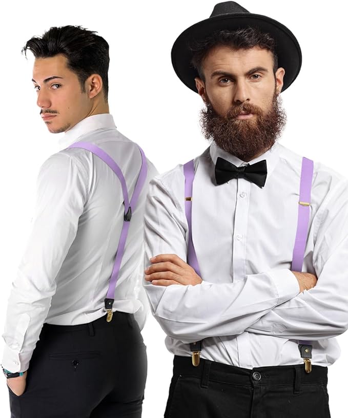 Vittorio Farina Men's Convertible Suspender in Gift Box: 70% Polyester & 30% Elastomer - Concordia Style Boutique