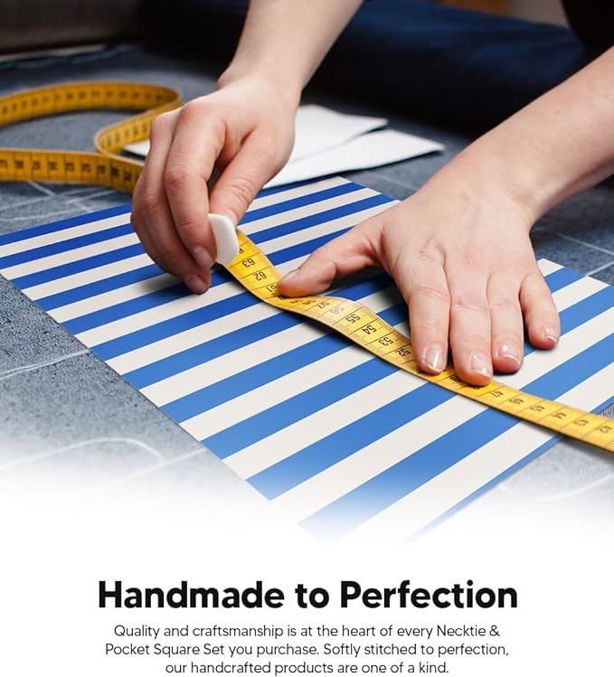 Vittorio Farina Men's Striped Satin Necktie & Pocket Square