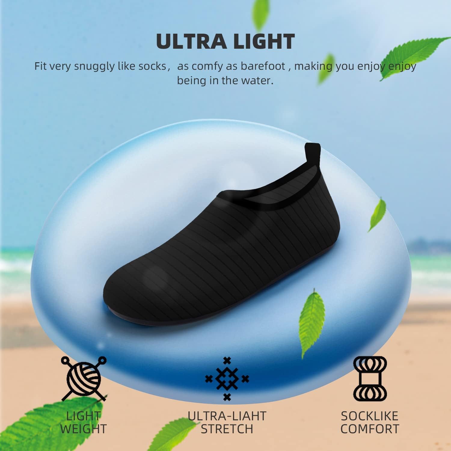 Water Shoes for Women and Men - Quick-Dry Aqua Socks - For Swiming and  Beach Barefoot Yoga Exercises - Sport Accessories- Pool or Camping - Adult and Youth Sizes - Premium Water Shoes from Concordia Style Boutique - Just $15.52! Shop now at Concordia Style Boutique