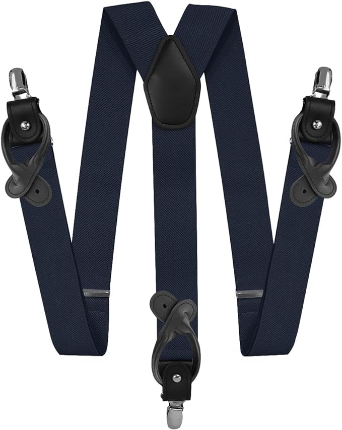 Vittorio Farina Men's Convertible Suspender in Gift Box: 70% Polyester & 30% Elastomer - Concordia Style Boutique