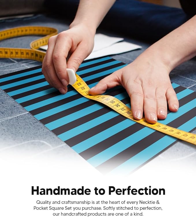 Vittorio Farina Men's Striped Satin Necktie & Pocket Square