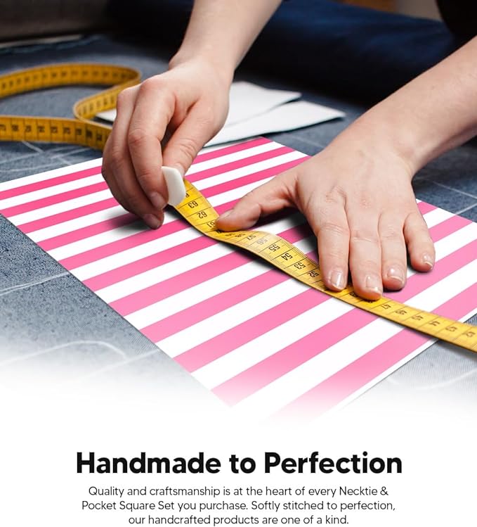 Vittorio Farina Men's Striped Satin Necktie & Pocket Square