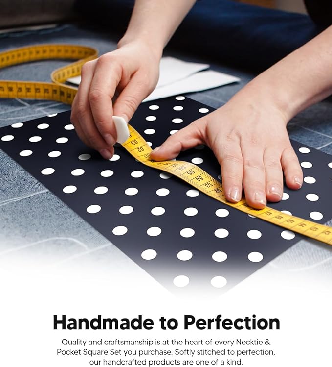 Vittorio Farina Men's Polka Dot Satin Necktie & Pocket Square