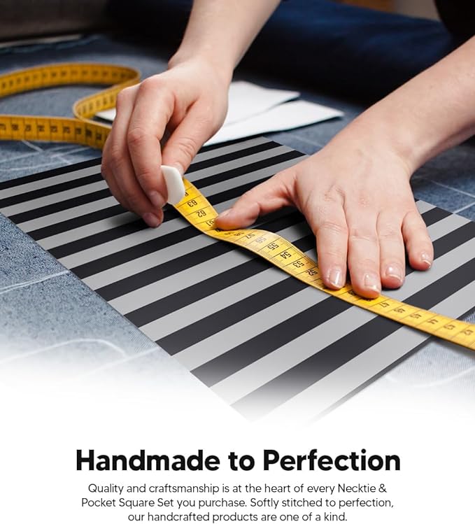 Vittorio Farina Men's Striped Satin Necktie & Pocket Square