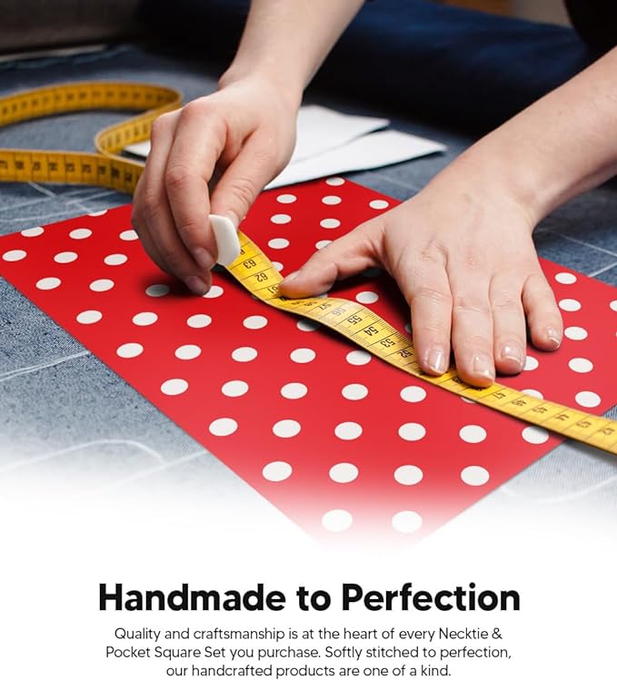 Vittorio Farina Men's Polka Dot Satin Necktie & Pocket Square