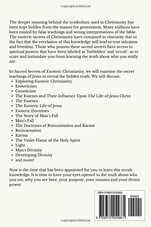 Sacred Secrets of Esoteric Christianity - Premium book from Concordia Style Boutique - Just $12.47! Shop now at Concordia Style Boutique