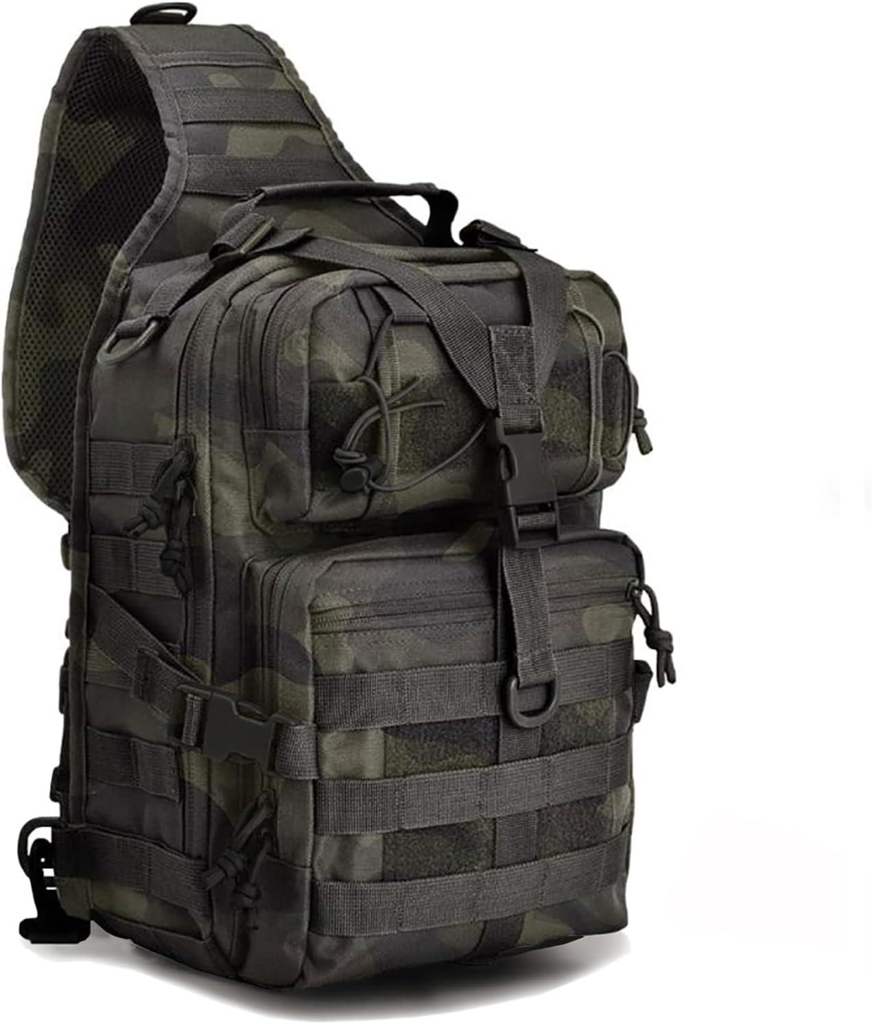 FR Fashion Co. MOLLE Tactical Crossbody Sling Bag