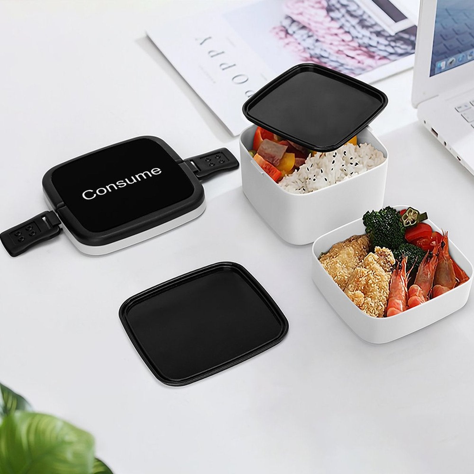 Double Layer Bento Box - Premium Double layer Bento Box from Concordia Style Boutique - Just $24.03! Shop now at Concordia Style Boutique