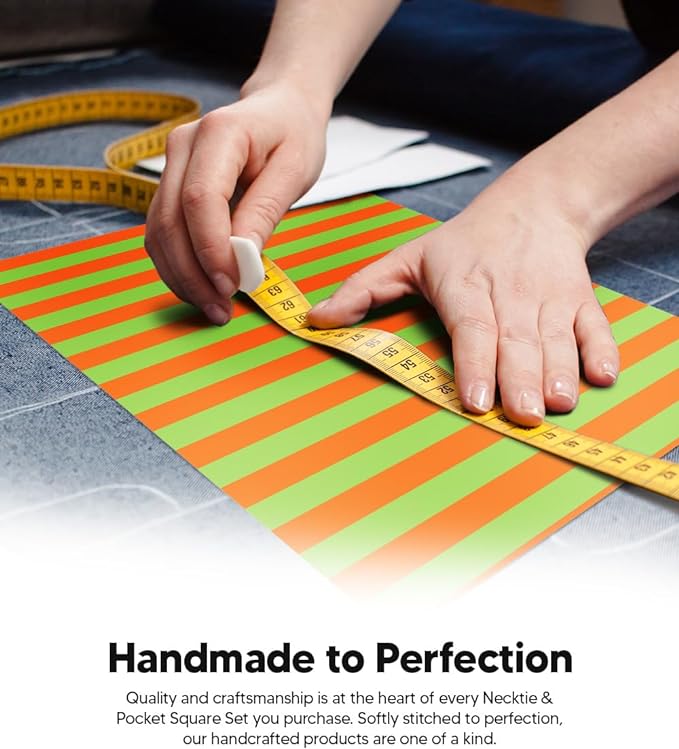 Vittorio Farina Men's Striped Satin Necktie & Pocket Square