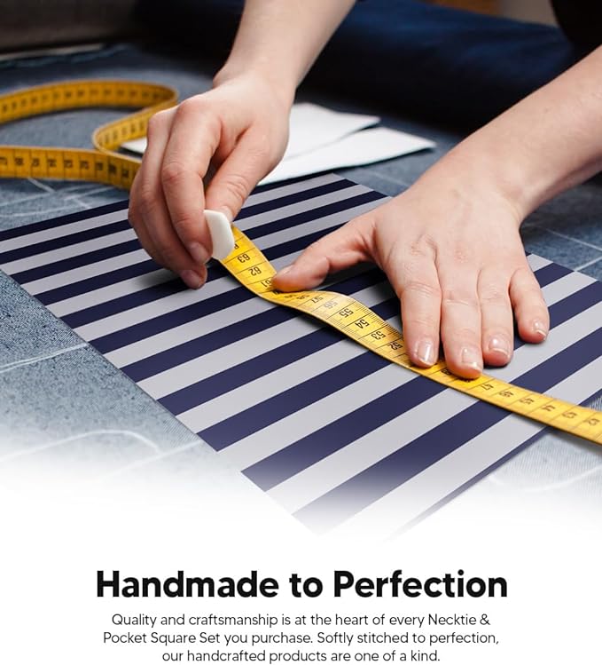 Vittorio Farina Men's Striped Satin Necktie & Pocket Square