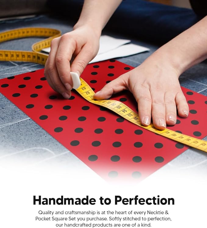 Vittorio Farina Men's Polka Dot Satin Necktie & Pocket Square