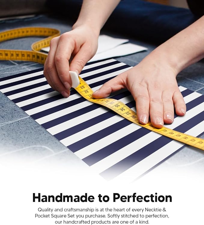 Vittorio Farina Men's Striped Satin Necktie & Pocket Square