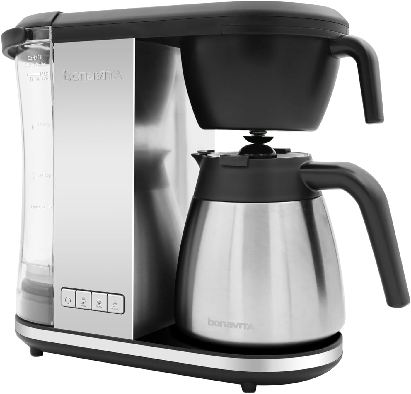 Enthusiast Bonavita 8-Cup Drip Coffee Brewer with 1.3L Thermal Carafe-Stainless Steel