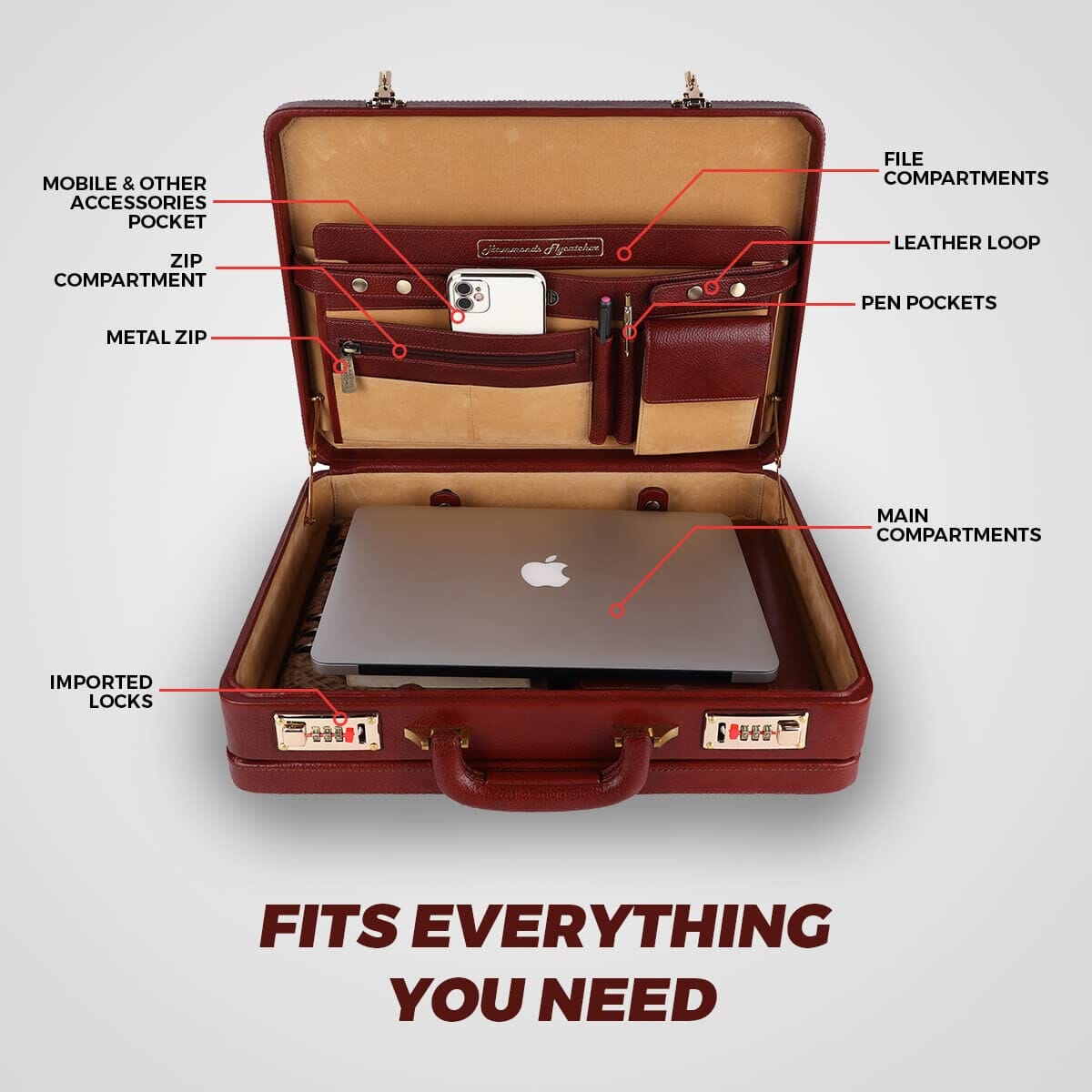 Expandable Office Suitcase Briefcase - Concordia Style Boutique