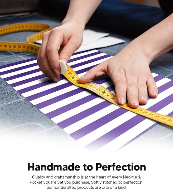 Vittorio Farina Men's Striped Satin Necktie & Pocket Square