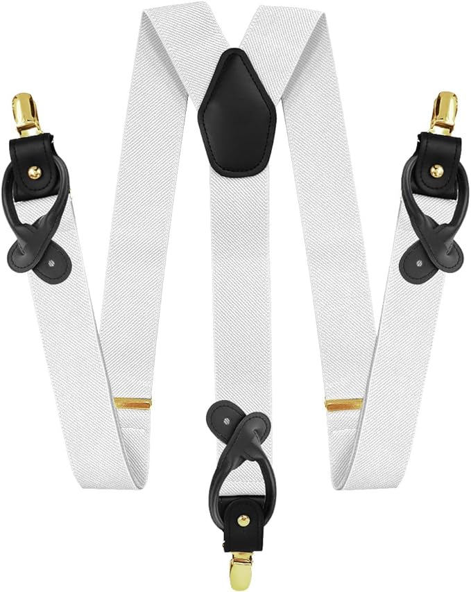 Vittorio Farina Men's Convertible Suspender in Gift Box: 70% Polyester & 30% Elastomer - Concordia Style Boutique