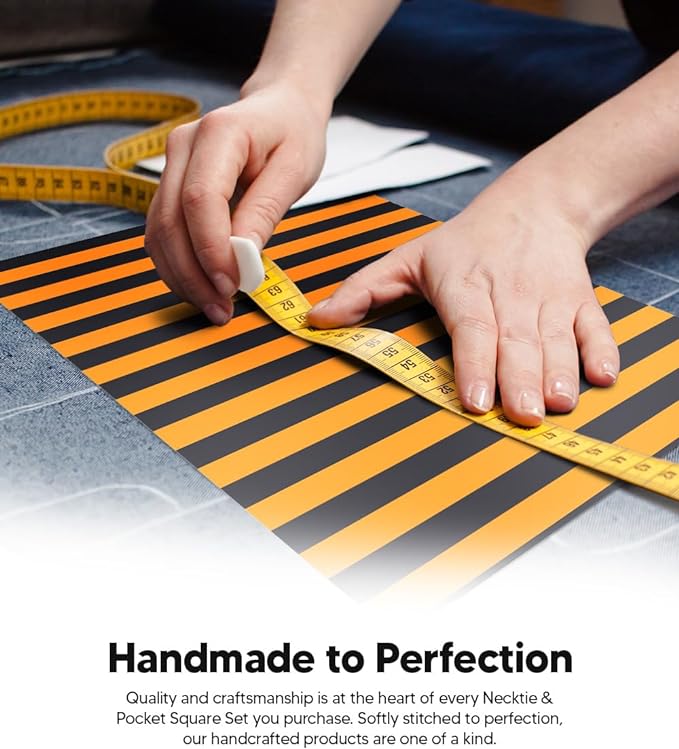 Vittorio Farina Men's Striped Satin Necktie & Pocket Square