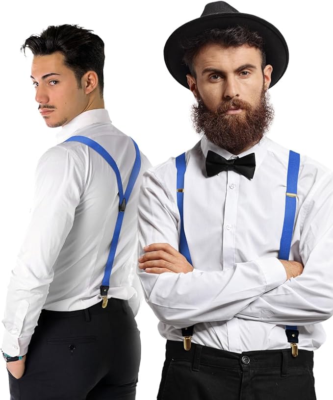 Vittorio Farina Men's Convertible Suspender in Gift Box: 70% Polyester & 30% Elastomer - Concordia Style Boutique