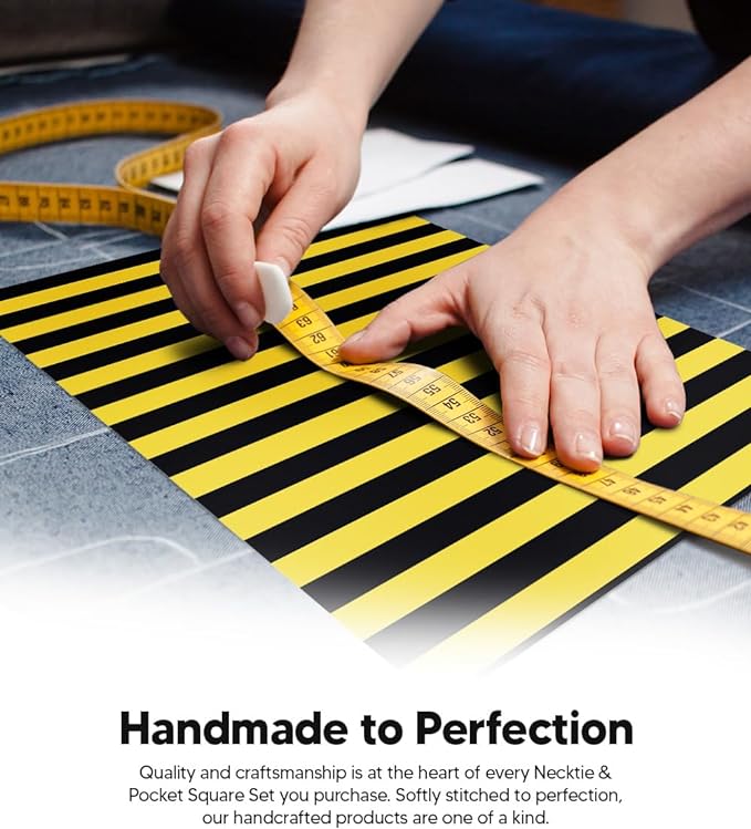 Vittorio Farina Men's Striped Satin Necktie & Pocket Square