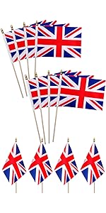 TSMD US American Stick Flags Small Mini USA Hand Held Flags,July 4th Decoration,Veteran Party,Memorial Day,5x8 Inch,12 Pack - Premium American Stick Flags from Concordia Style Boutique - Just $15.94! Shop now at Concordia Style Boutique