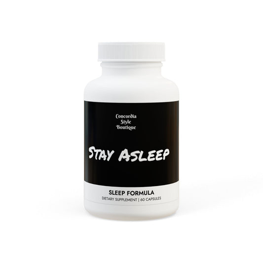 "Stay Asleep" - Sleep Supplement (60 Capsules) - Premium Food Supplements from Concordia Style Boutique - Just $17.57! Shop now at Concordia Style Boutique