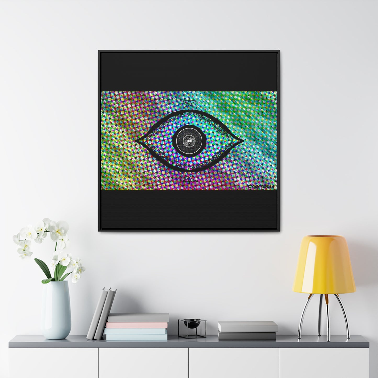 "The Eye" - Gallery Canvas Wraps, Square Frame - Premium Canvas from Concordia Style Boutique - Just $106.56! Shop now at Concordia Style Boutique