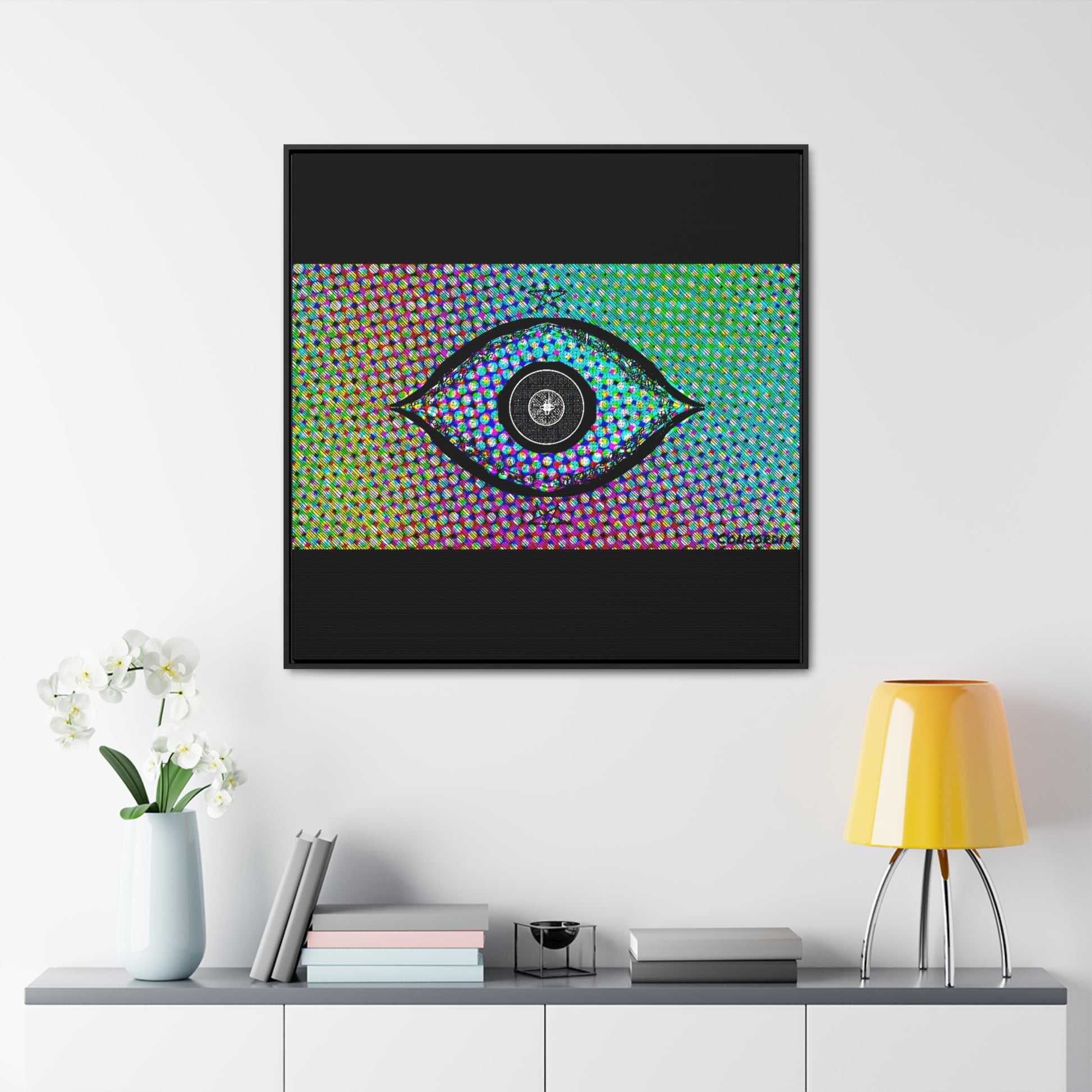 "The Eye" - Gallery Canvas Wraps, Square Frame - Premium Canvas from Concordia Style Boutique - Just $106.56! Shop now at Concordia Style Boutique