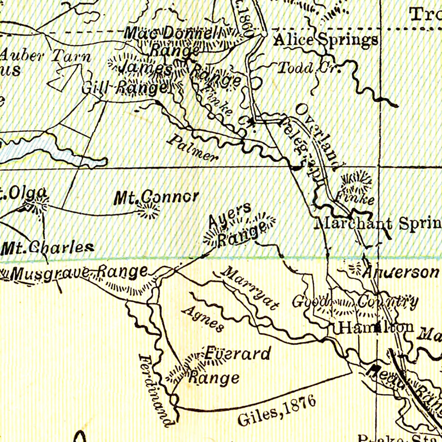 Vintage Map of Australia 1901 - Concordia Style Boutique