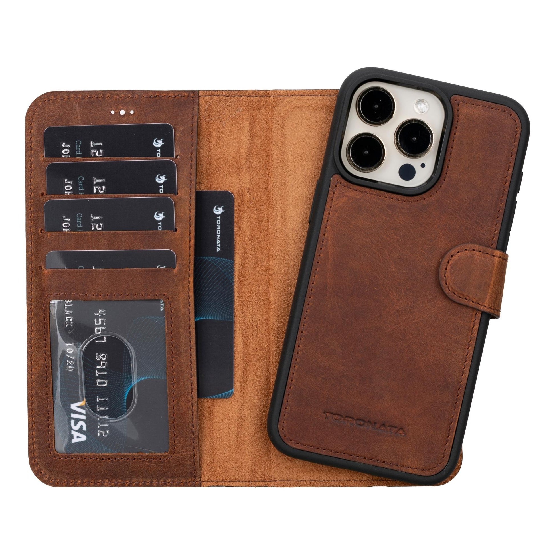 Casper iPhone 14 Series Detachable Leather Wallet Case - Concordia Style Boutique