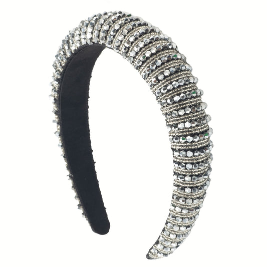 Brianna Glamband in Silver
