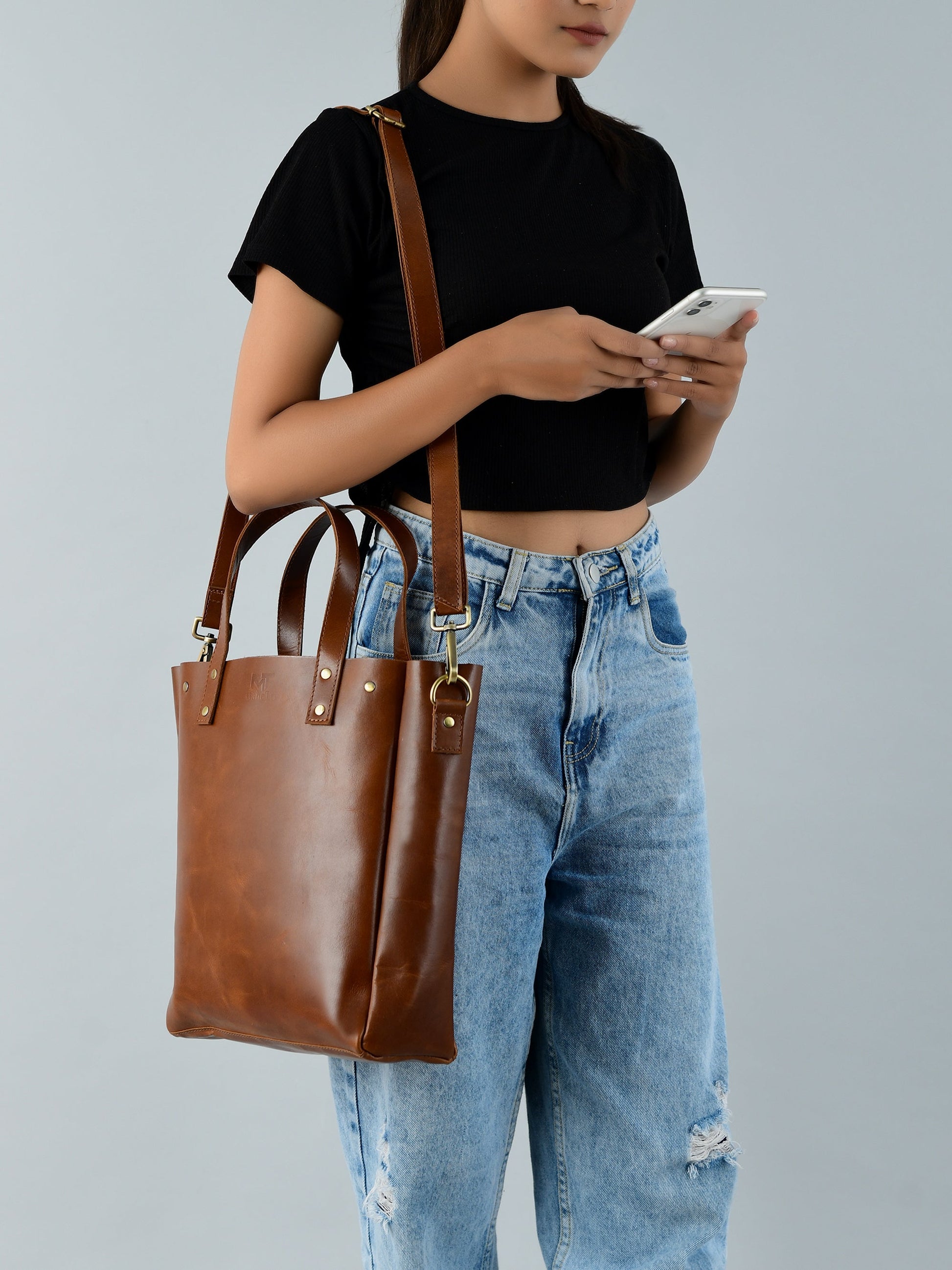 Executive Elegance Crossbody Tote - Concordia Style Boutique