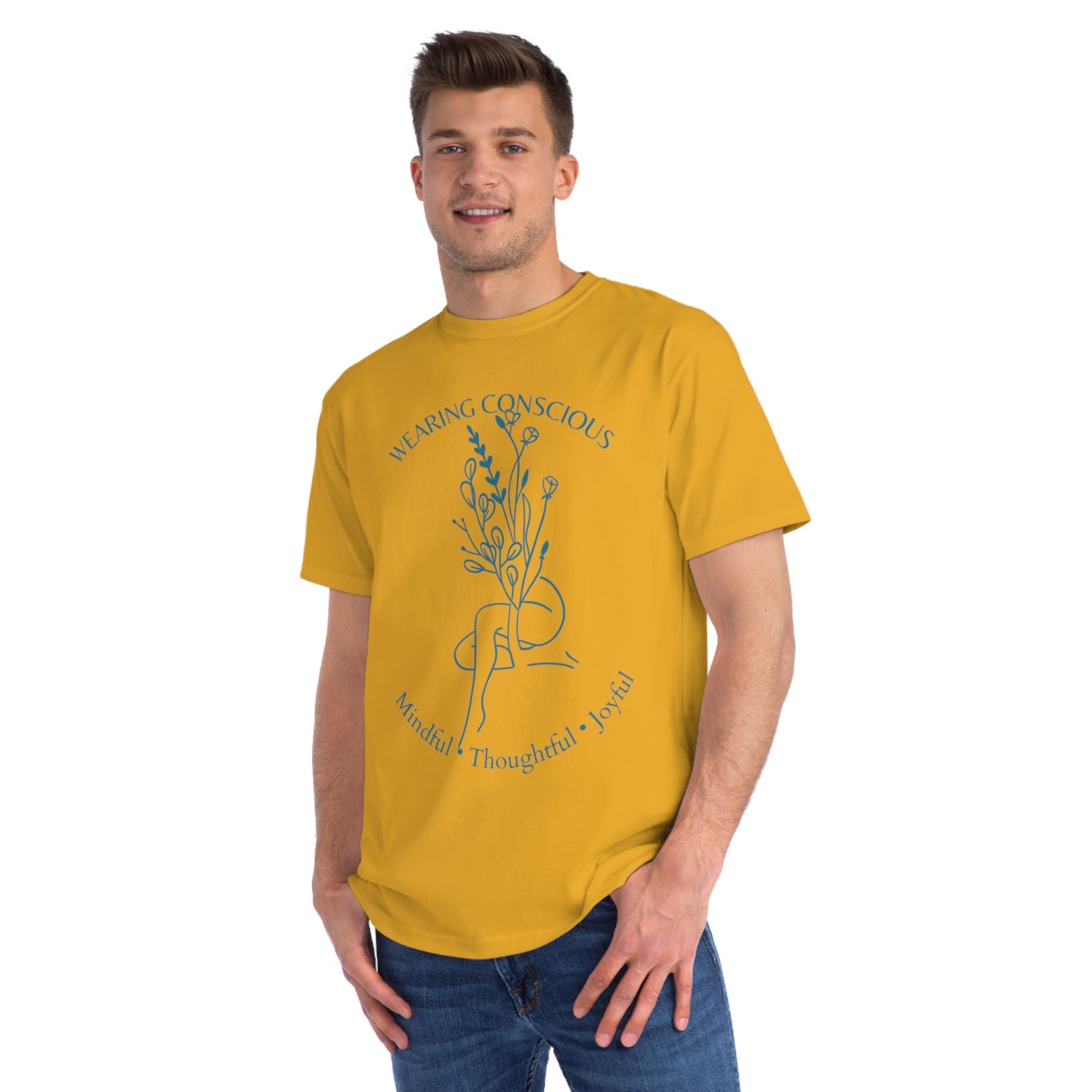 Mindful Thoughtful Joyful Organic Unisex T-Shirt