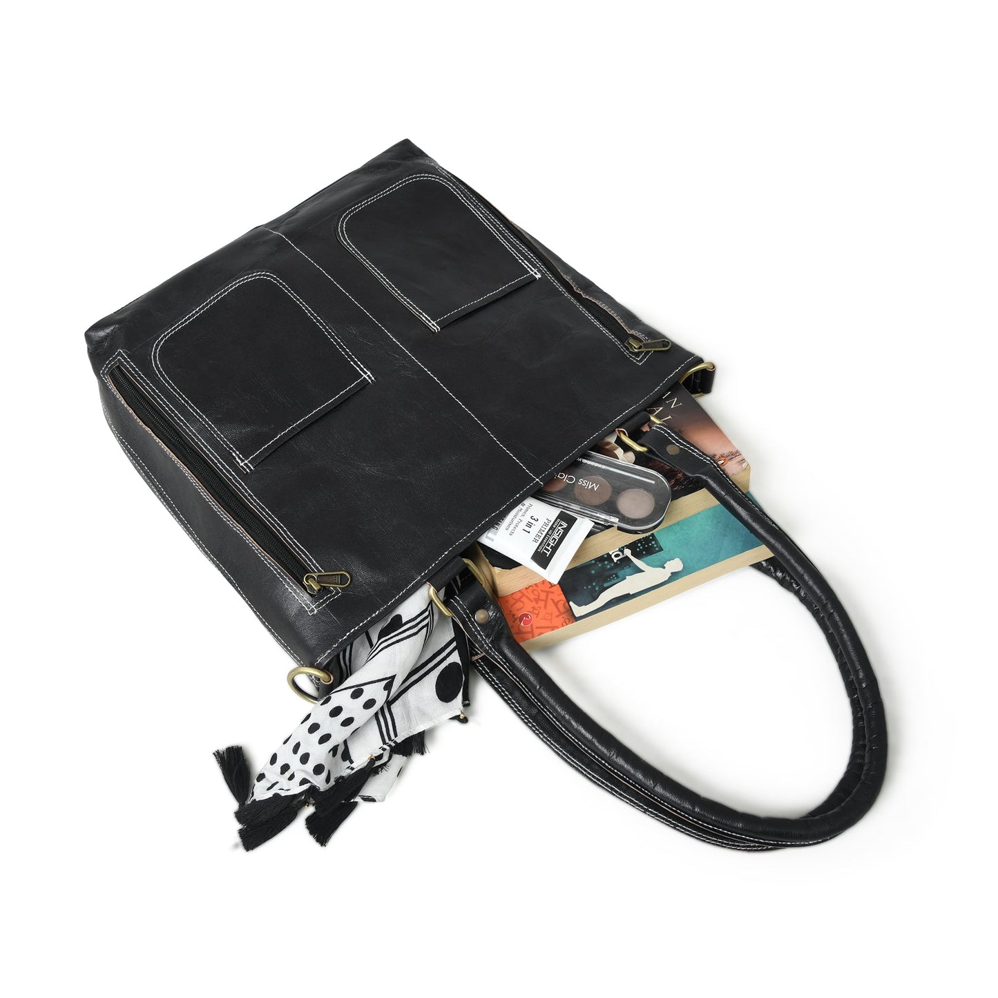 Black Terry Tote - Concordia Style Boutique