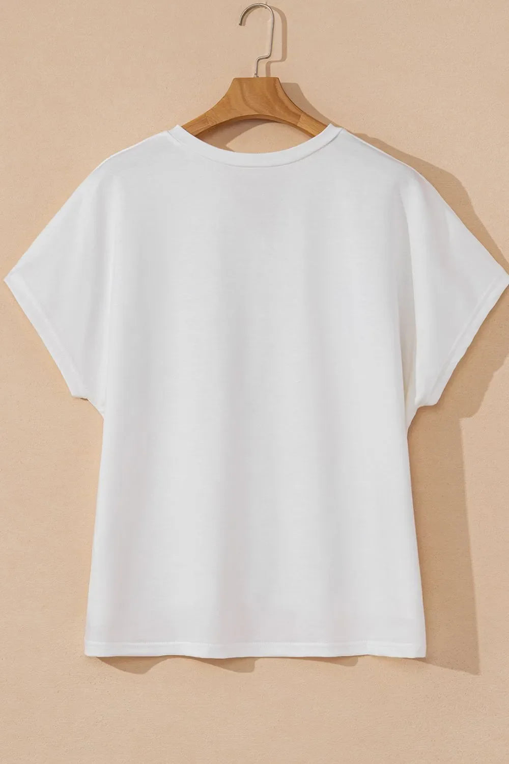 Floral Applique Notched Dolman Sleeve Top - Concordia Style Boutique