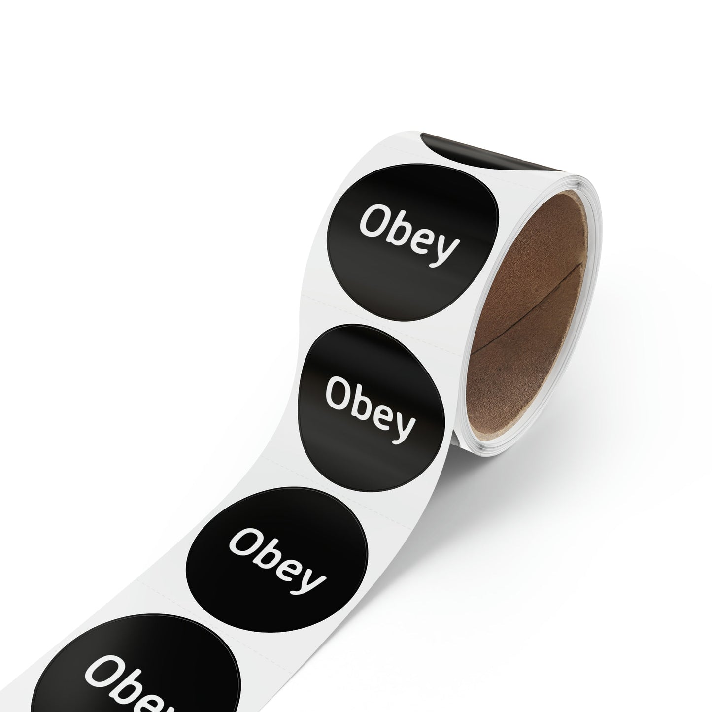 Round Sticker Label Rolls - Obey - Premium Round Sticker Label Rolls from Concordia Style Boutique - Just $97.27! Shop now at Concordia Style Boutique