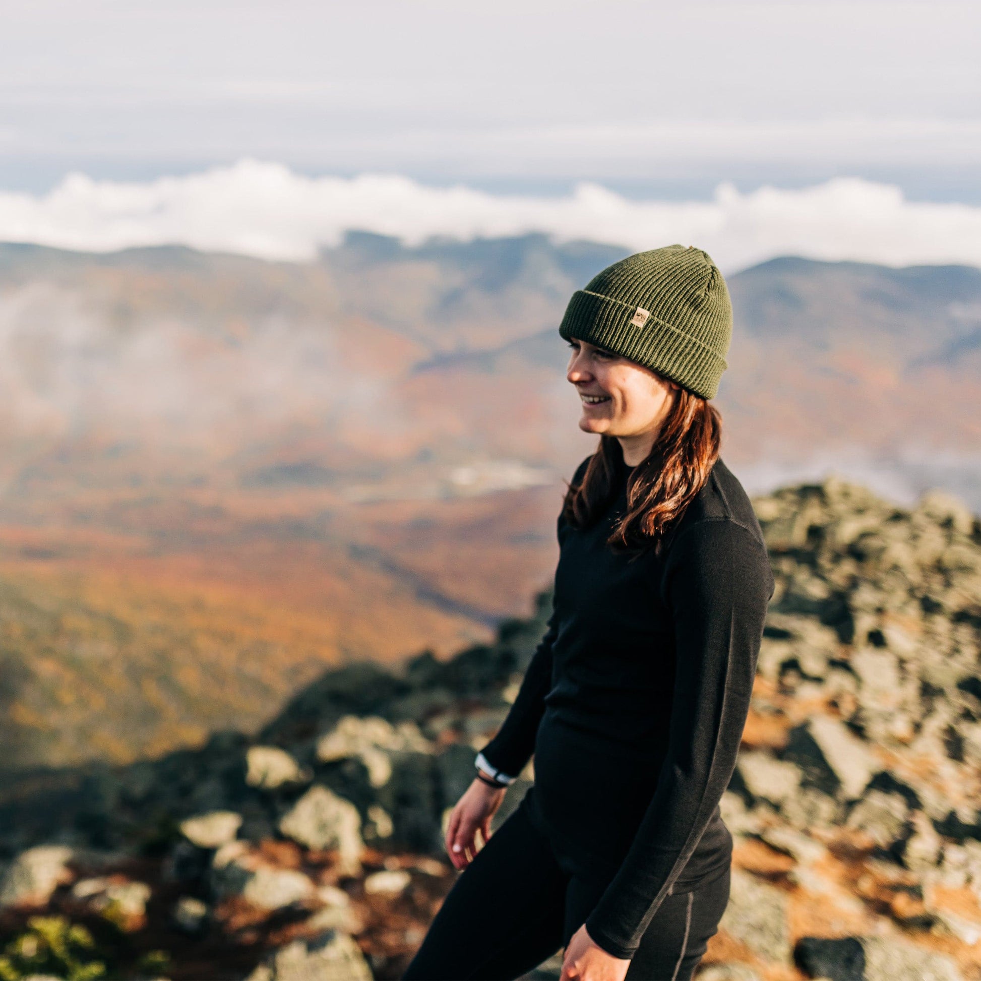 Midweight - Everyday Rib Knit Beanie 100% Merino Wool - Concordia Style Boutique