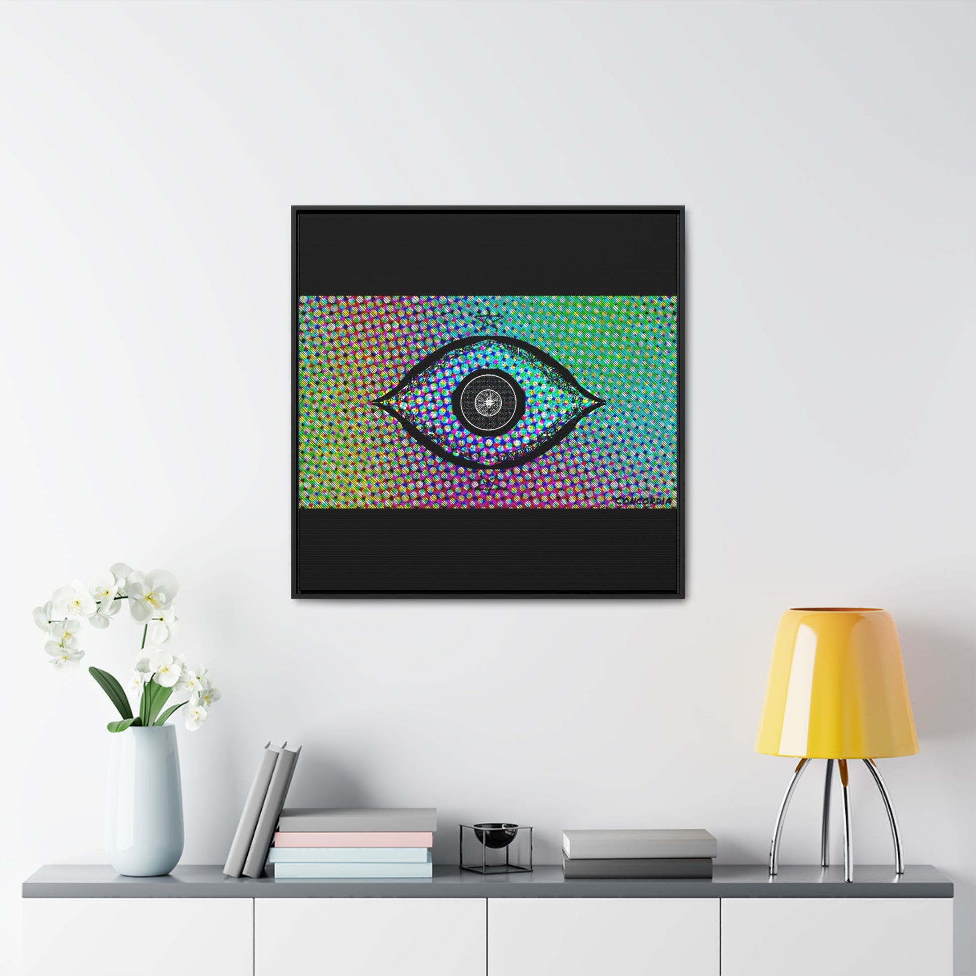 "The Eye" - Gallery Canvas Wraps, Square Frame - Premium Canvas from Concordia Style Boutique - Just $106.56! Shop now at Concordia Style Boutique