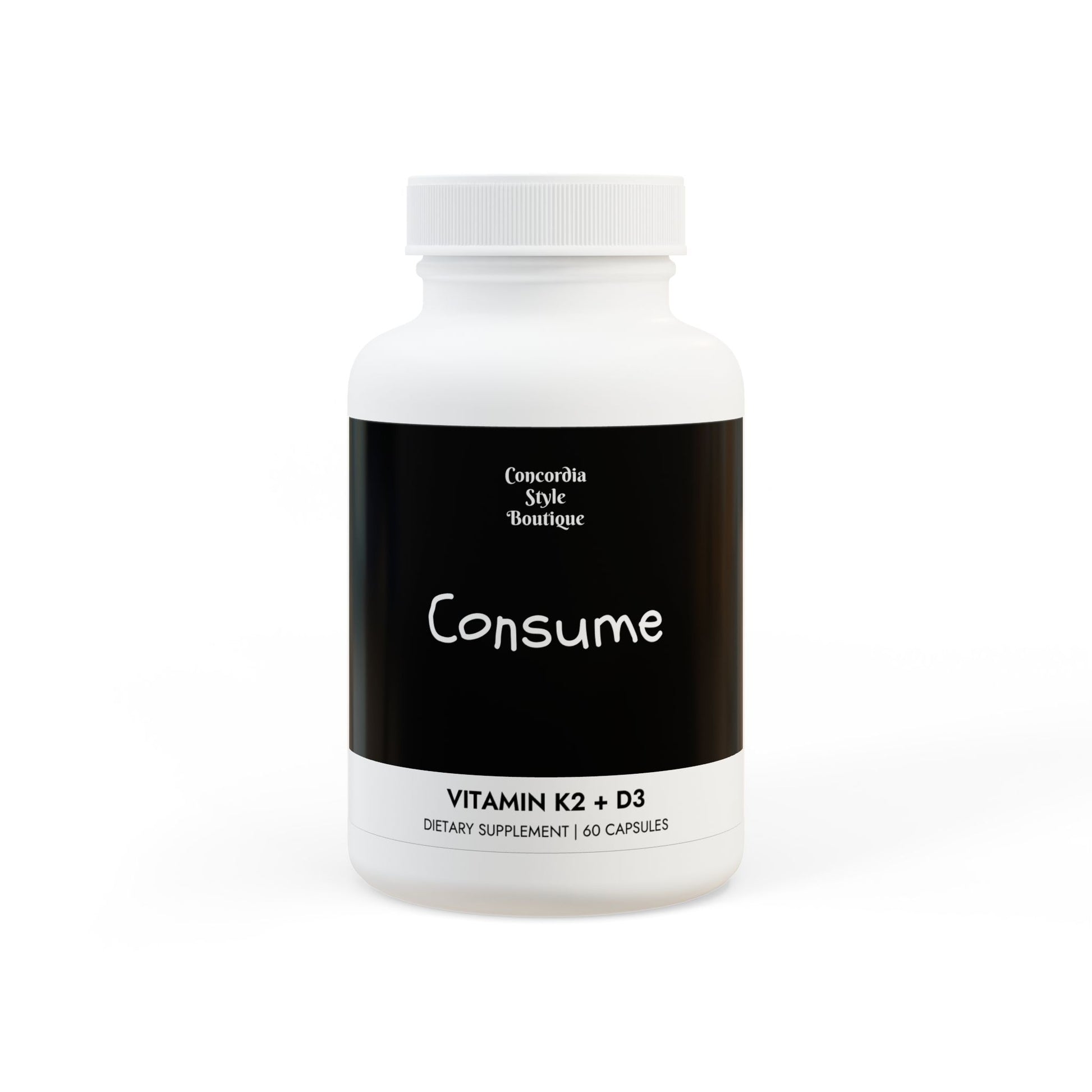 Vitamin K2 + D3 Supplement (60 Capsules) - Premium Food Supplements from Concordia Style Boutique - Just $18.42! Shop now at Concordia Style Boutique