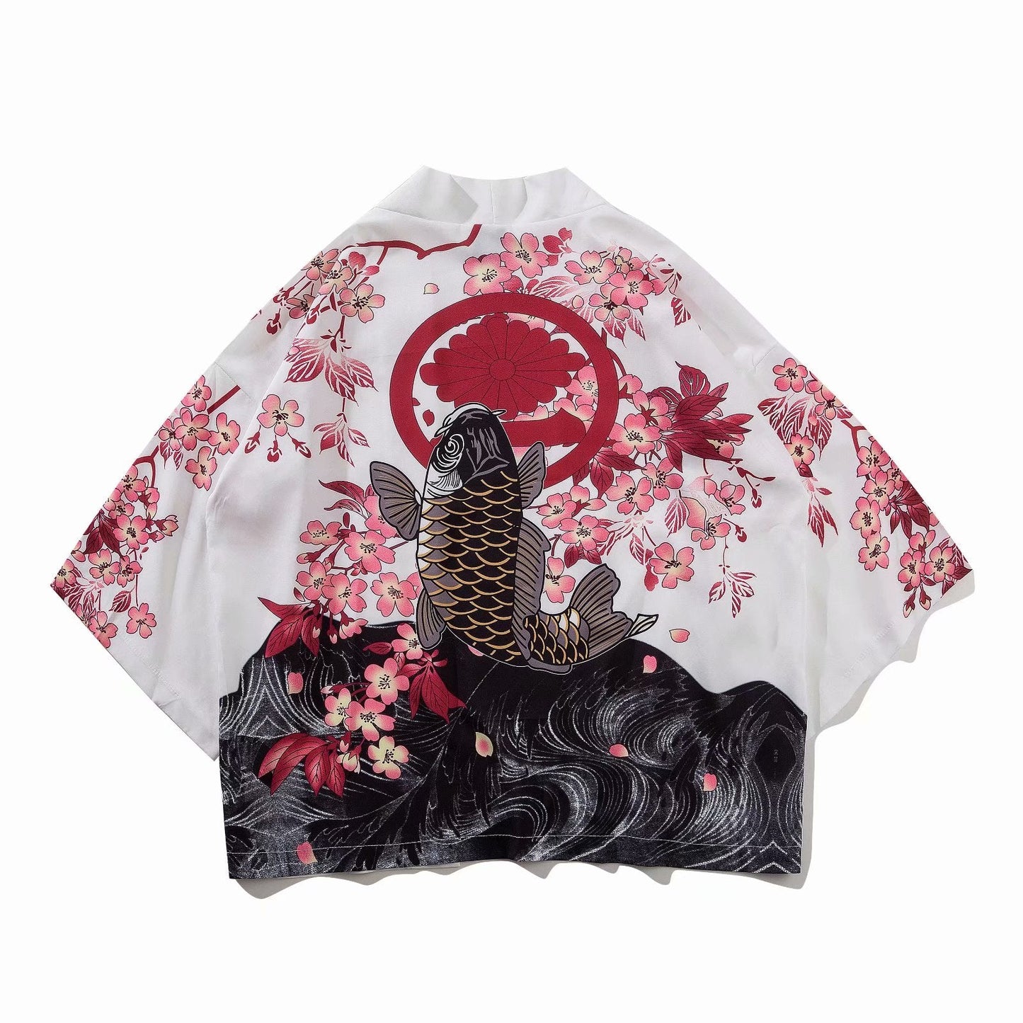 YC70018 Fish in the Pond Kimono - Concordia Style Boutique