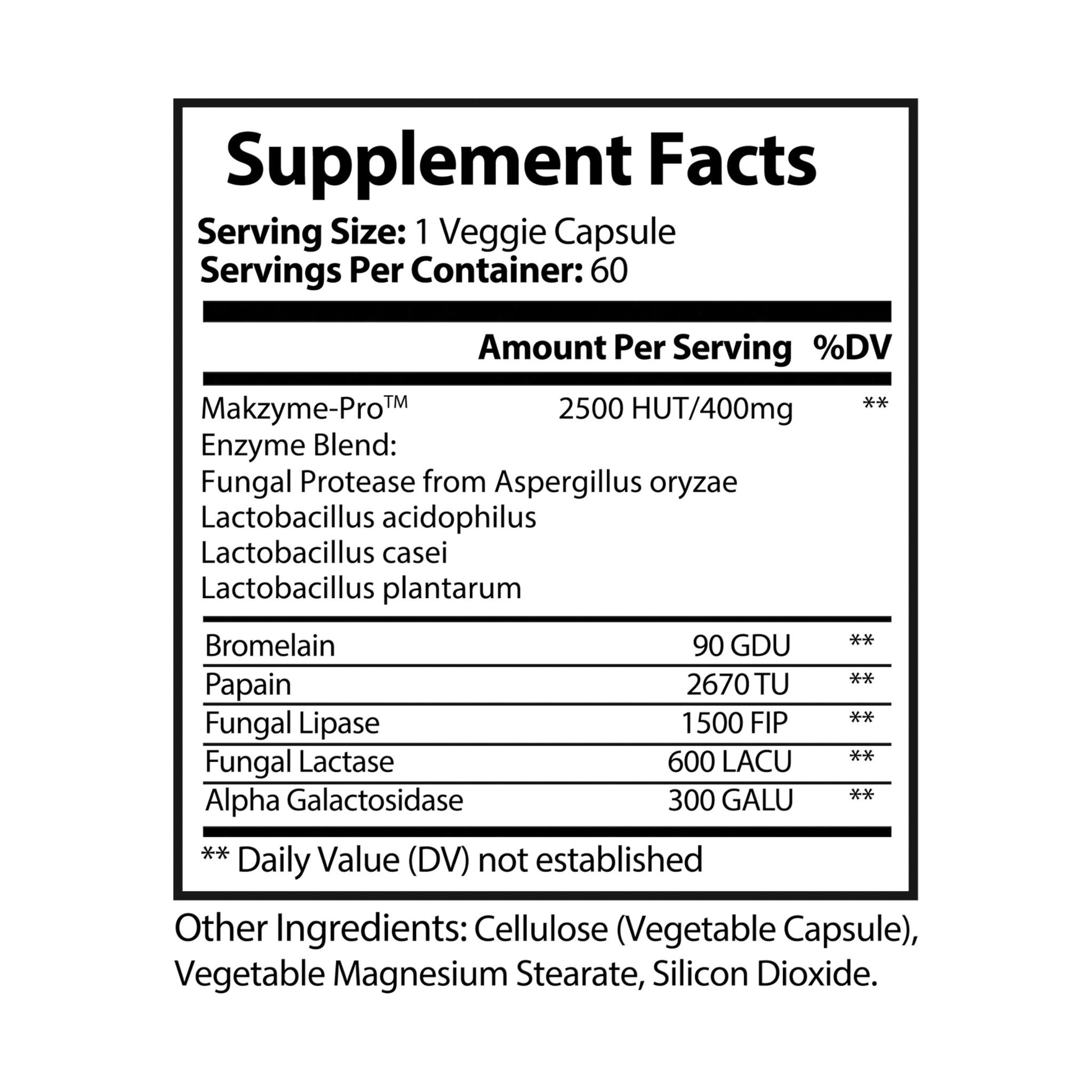 Digestive Enzyme Blend Supplement (60 Capsules) - Premium Food Supplements from Concordia Style Boutique - Just $19.98! Shop now at Concordia Style Boutique