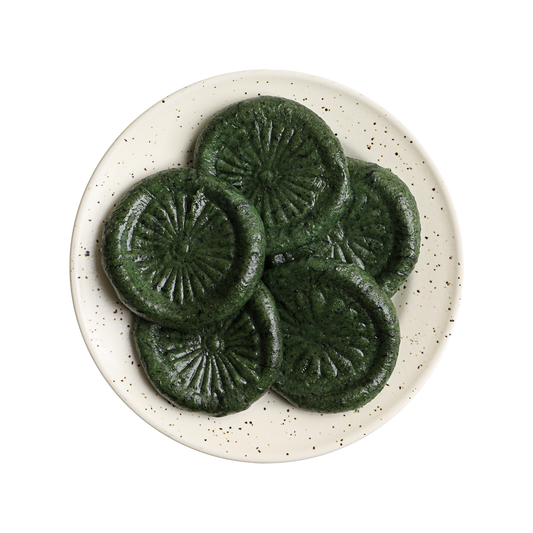 Jindo Moshi Ssuk Gaettuk (Ramie & Mugwort Rice Cake ) - Concordia Style Boutique