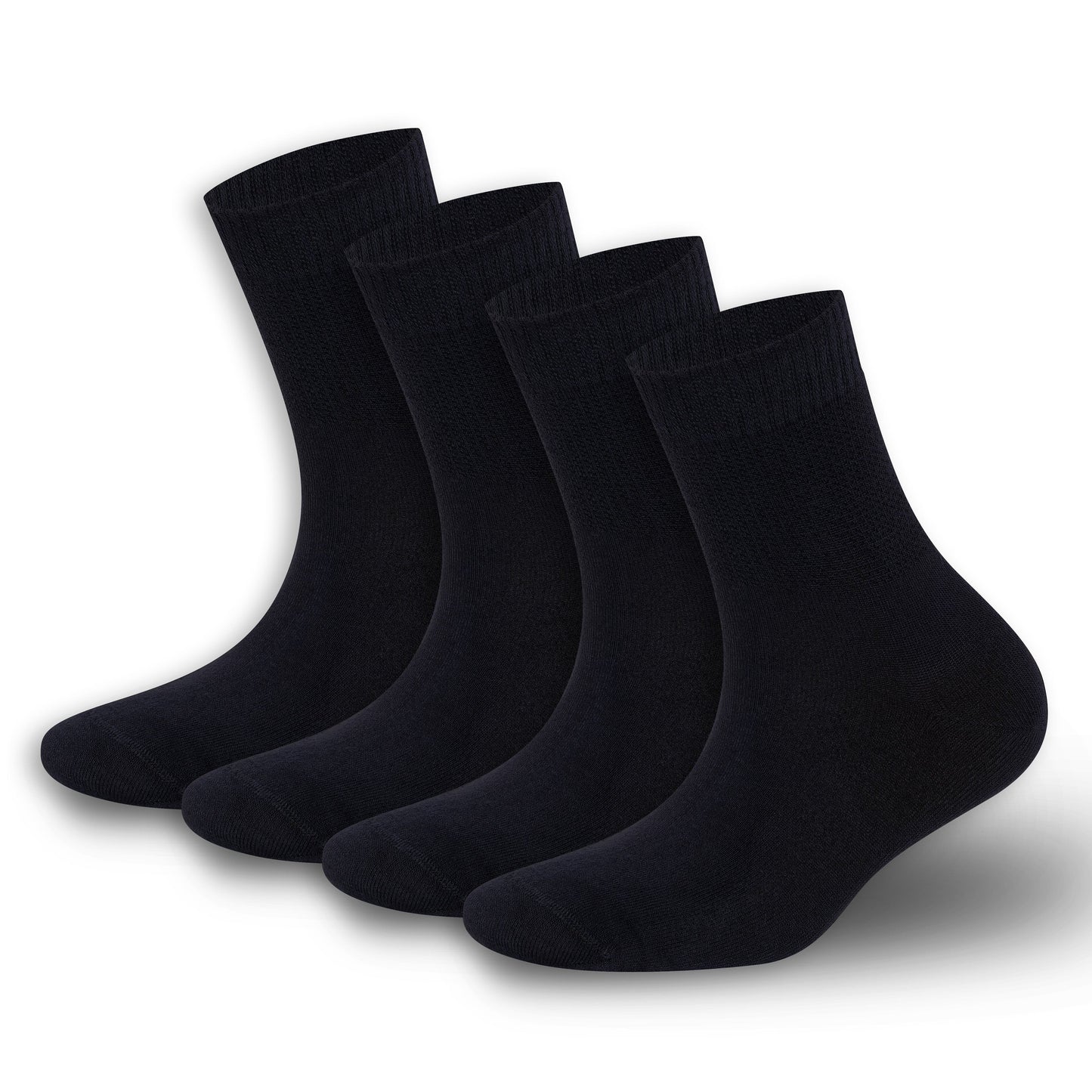 Men’s & Women’s Bamboo Diabetic Ankle Socks 4-Pack