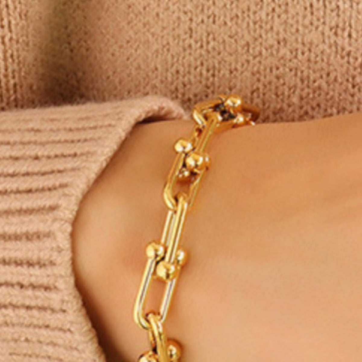 Chunky Chain Titanium Steel Bracelet - Premium Bracelet from Concordia Style Boutique - Just $12.42! Shop now at Concordia Style Boutique
