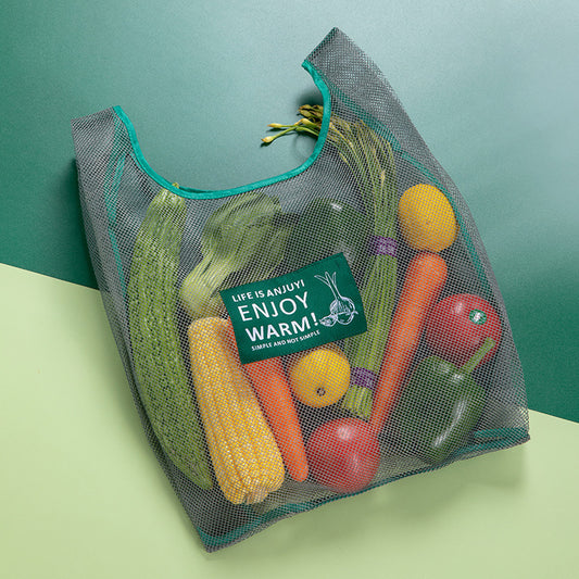 Environmentally Friendly Shopping Bag - Fruit And Vegetable Bag - Mesh GroceryBag - Premium Tote Bag from Concordia Style Boutique - Just $12.42! Shop now at Concordia Style Boutique