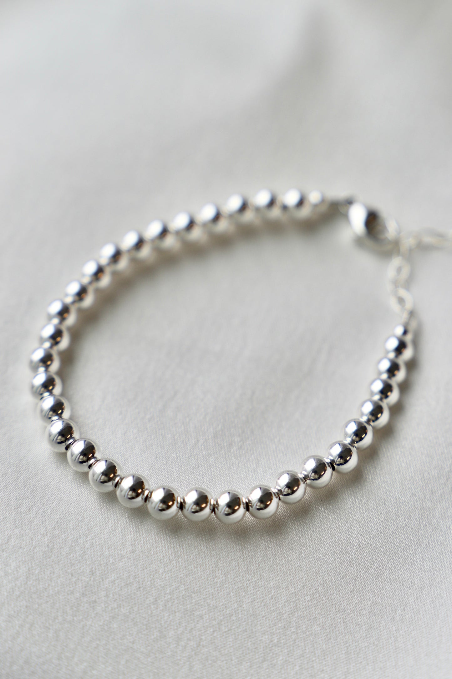 SILVER FILLED BEADED BRACELET - Concordia Style Boutique