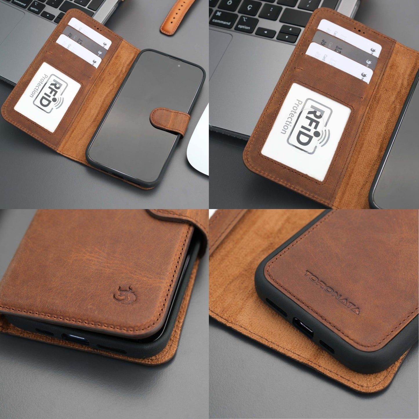 Casper iPhone 16 Pro Max Wallet Case Leather MagSafe - Concordia Style Boutique