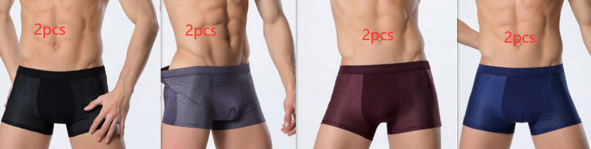 Ice Silk Men's Underwear / Mesh Boxer - Premium Ice silk men's underwear mesh boxer from Concordia Style Boutique - Just $11.67! Shop now at Concordia Style Boutique