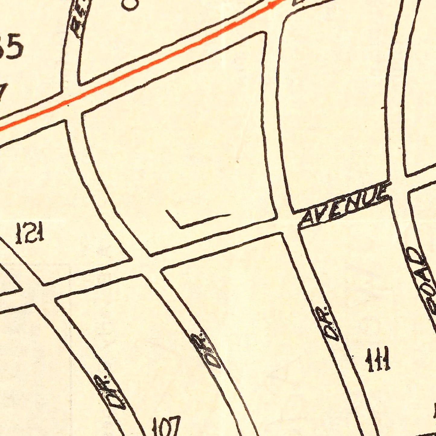Vintage Beverly Hills, CA Street Map 1926 - Concordia Style Boutique